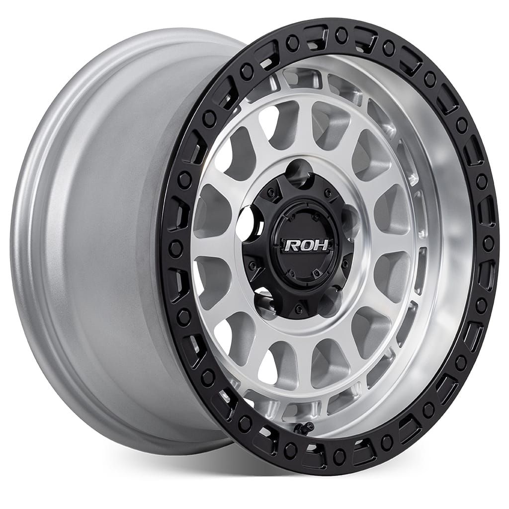 ROH Alloy ASSAULT - Silver w/Machined Face & Black Lip Edge