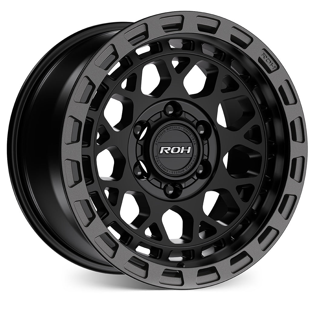 ROH Alloy ATLAS - Matt Black w/Graphite Rim Edge