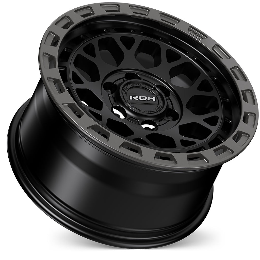 ROH Alloy ATLAS - Matt Black w/Graphite Rim Edge