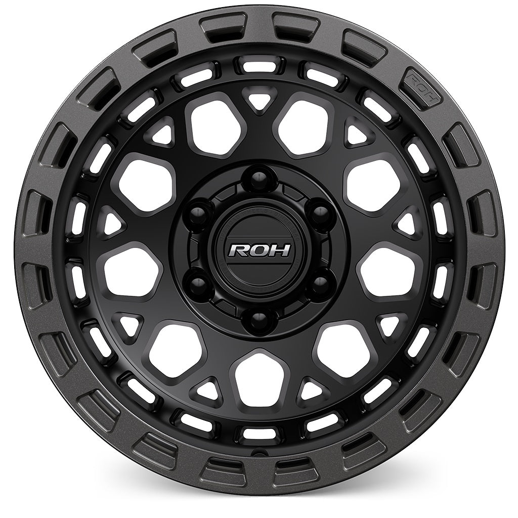 ROH Alloy ATLAS - Matt Black w/Graphite Rim Edge