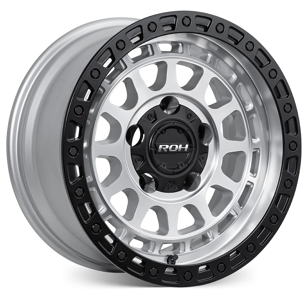ROH Alloy ASSAULT - Silver w/Machined Face & Black Lip Edge
