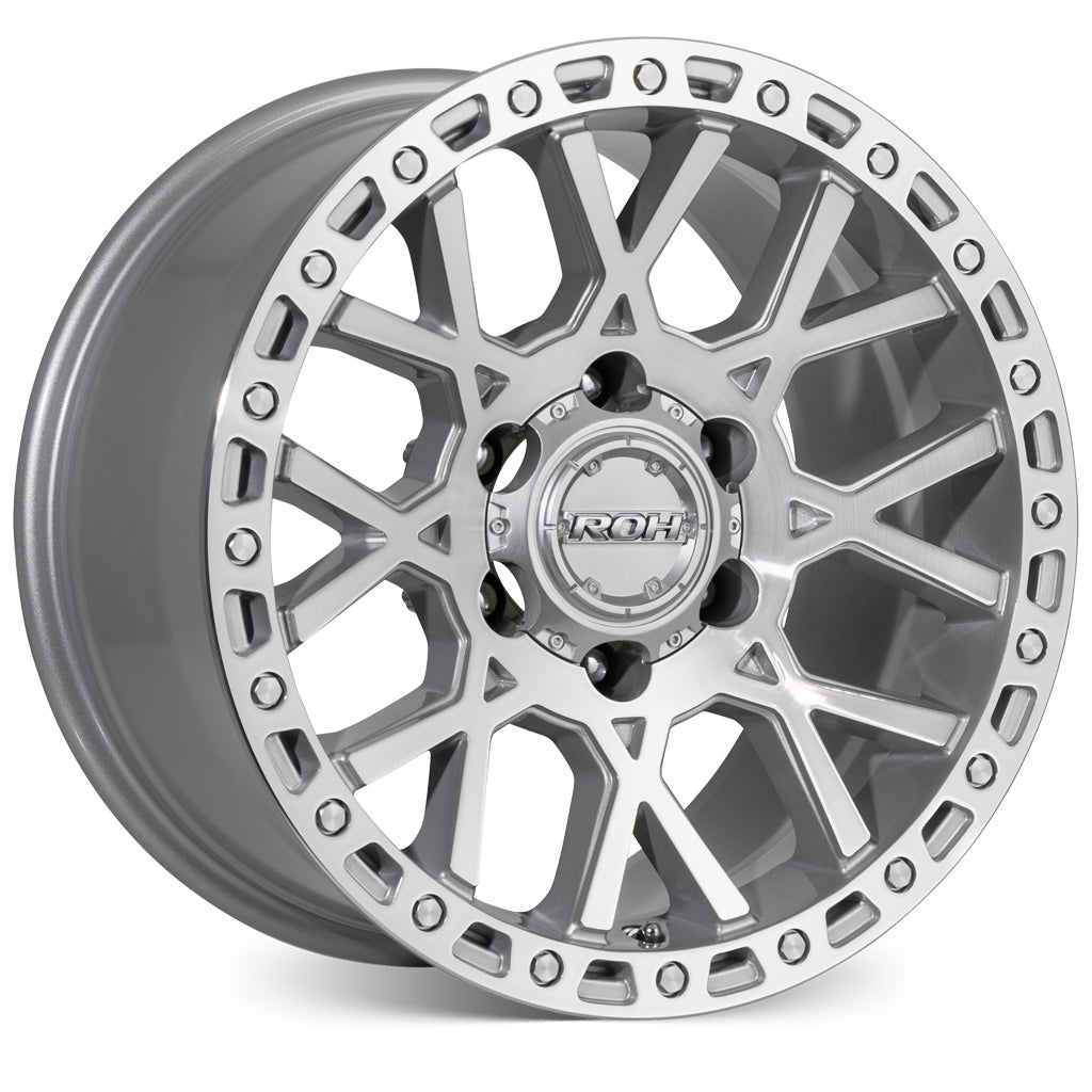 ROH Alloy CRAWLER - Silver w/Machined Face