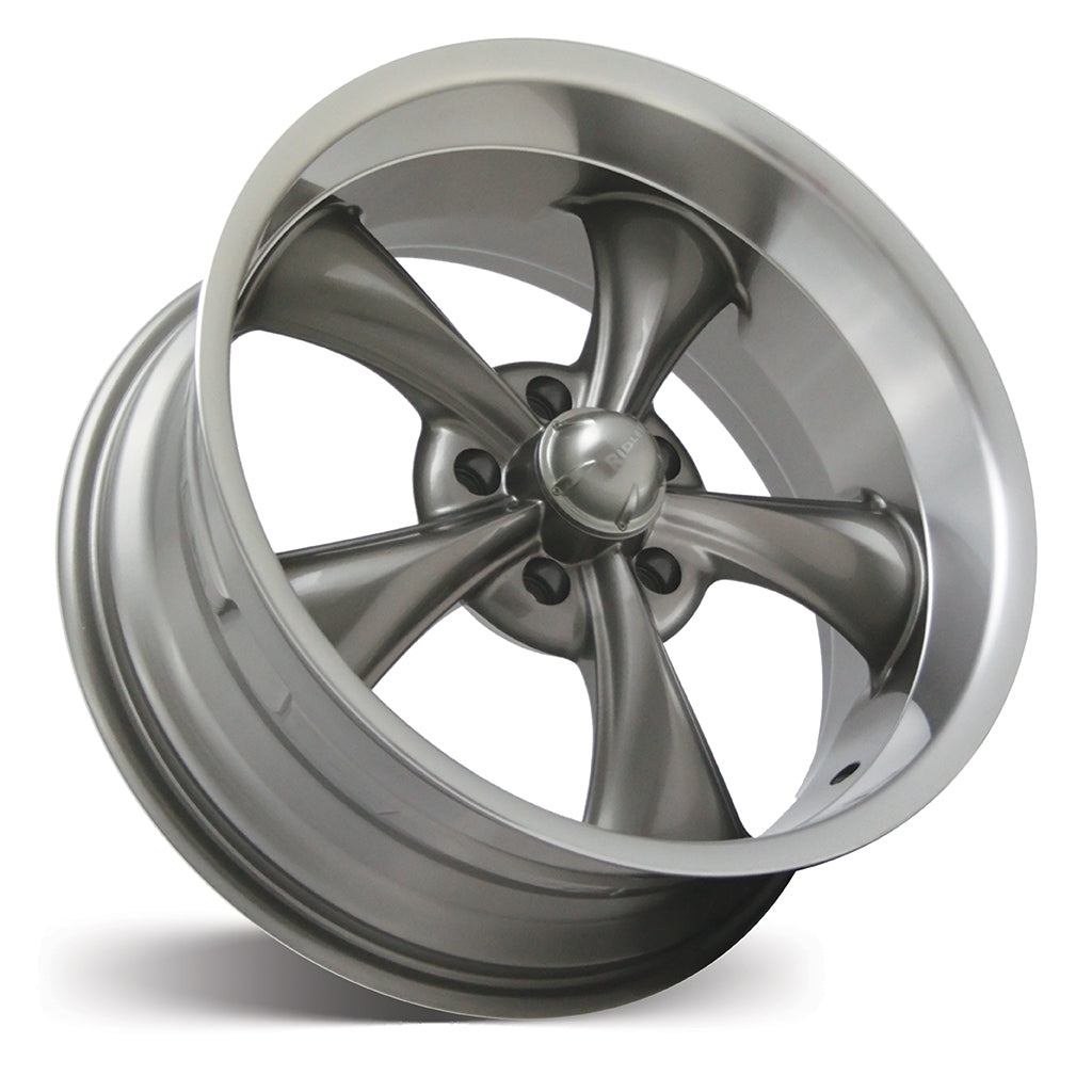 Ridler R695 - Grey w/Machined Lip