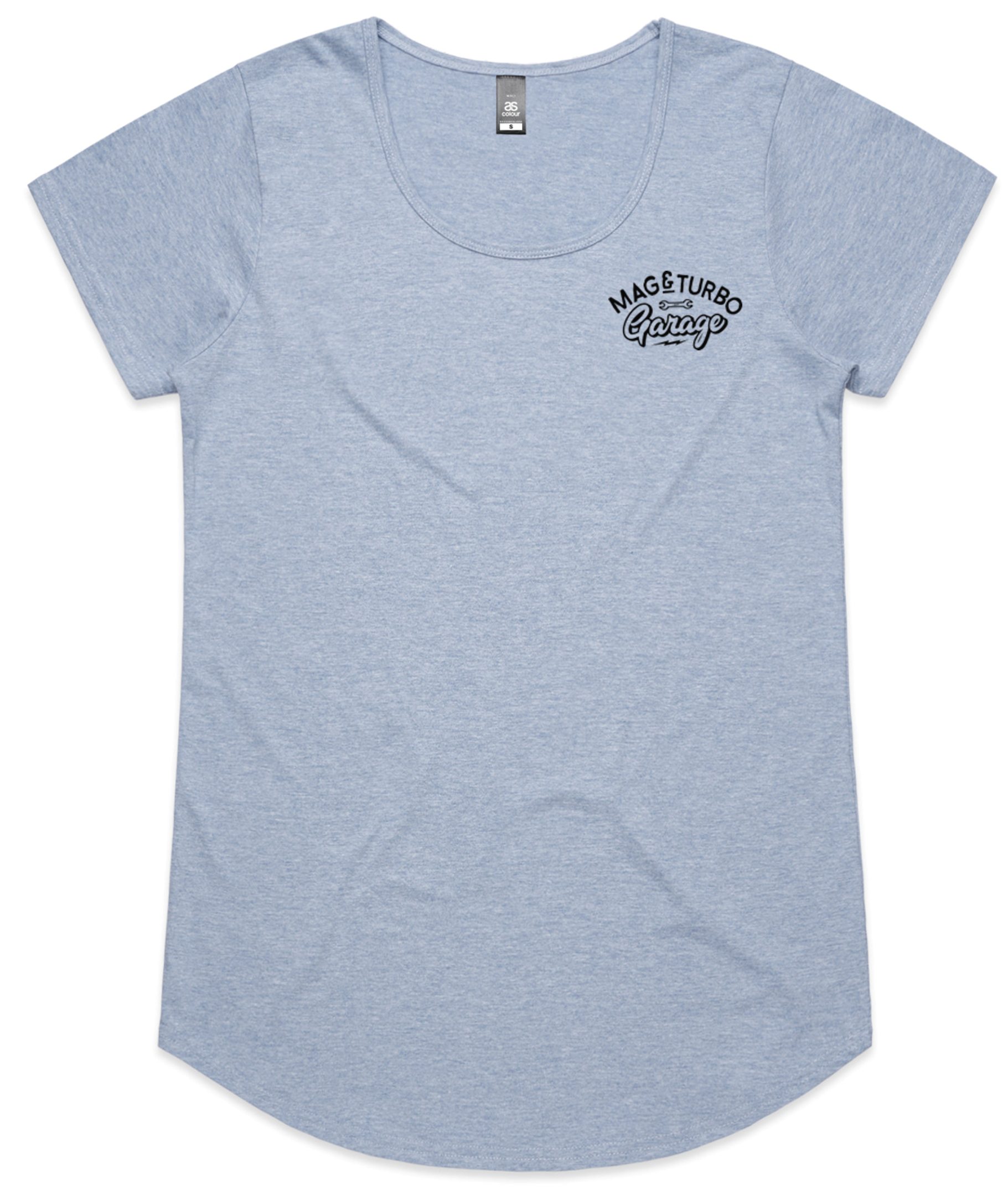 Mag and Turbo - ASC Womens Mali Tee - Light Blue