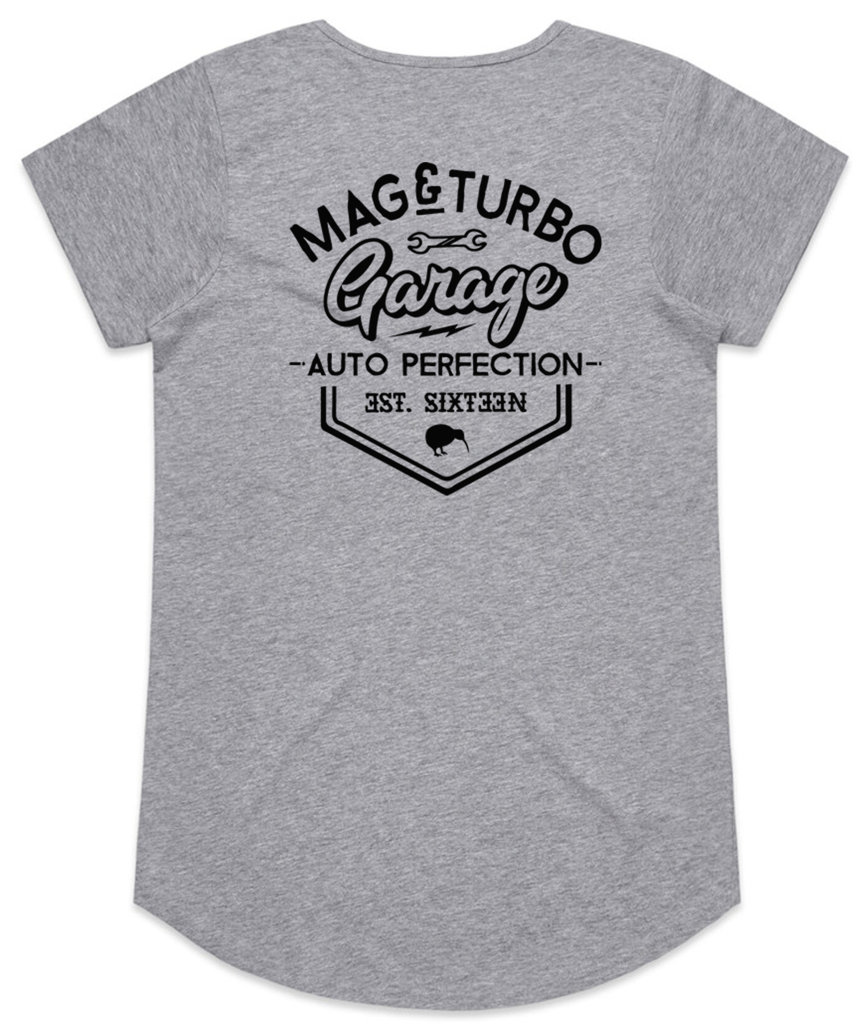 Mag and Turbo - ASC Womens Mali Tee - Grey