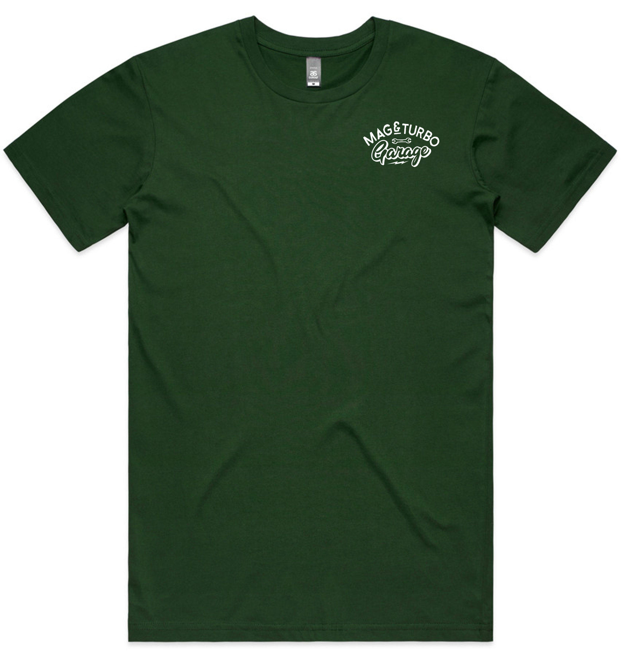 Mag and Turbo - Mens Staple Tee - Green