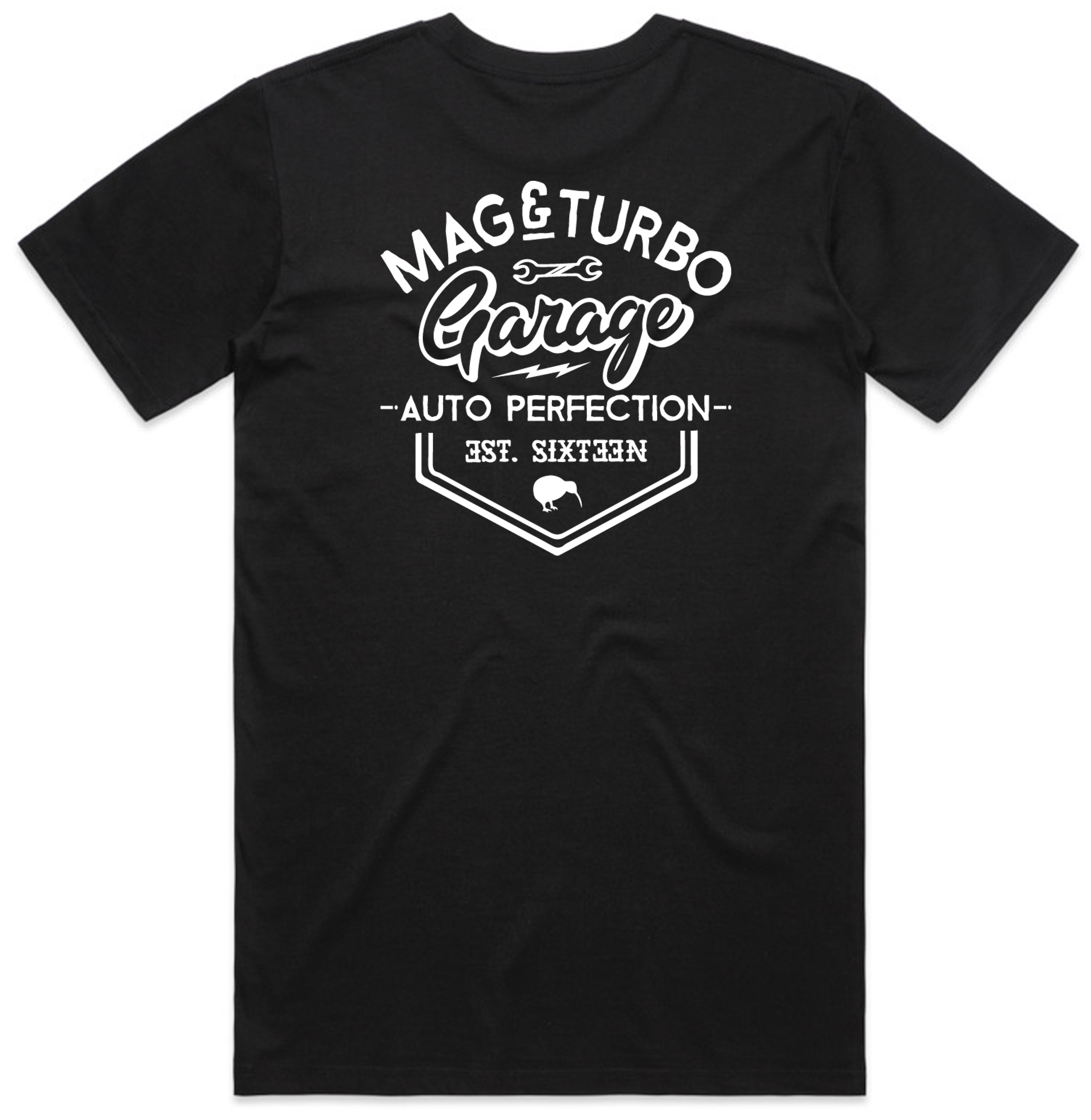 Mag and Turbo - Mens Staple Tee - Black