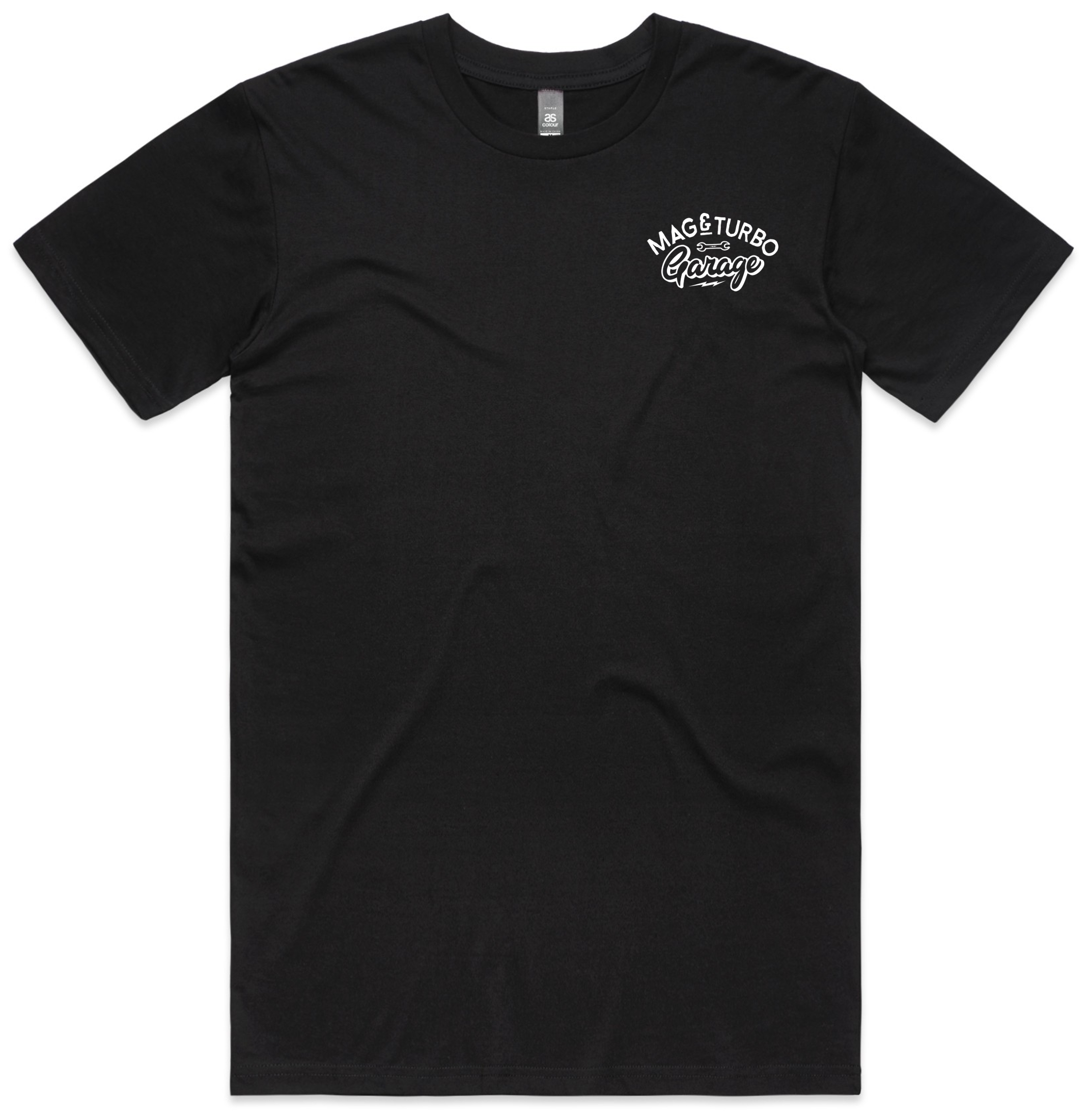 Mag and Turbo - Mens Staple Tee - Black