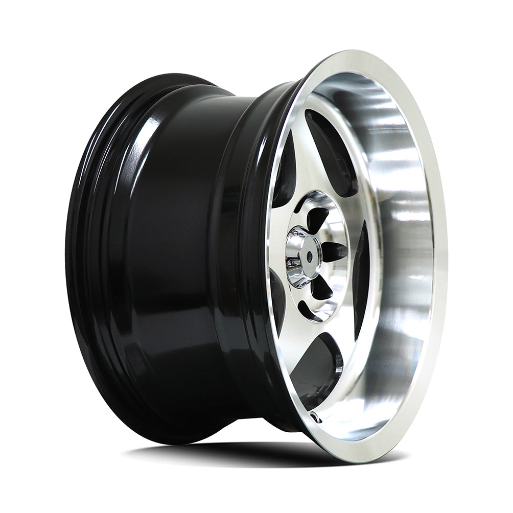 Diezel 5868 - Black Machined Polished Lip