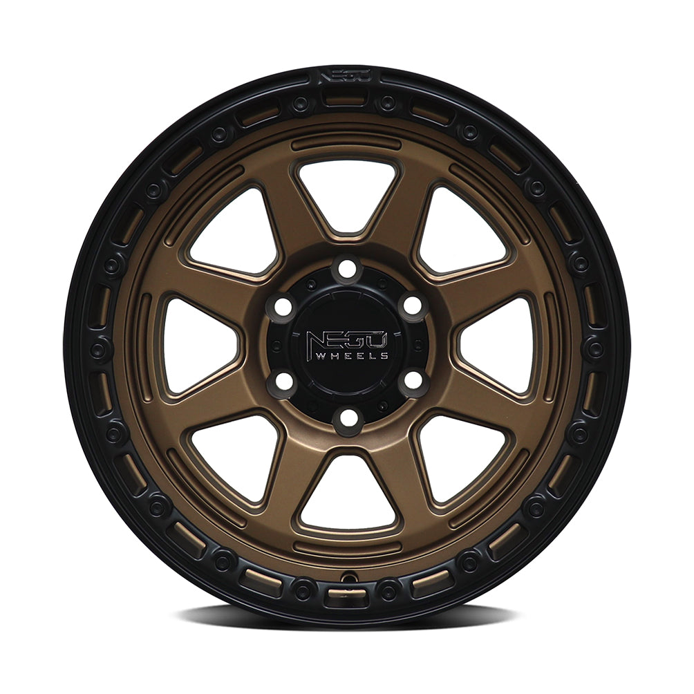 Negu N08 NEGU-8 - Matte Bronze Satin Black Lip