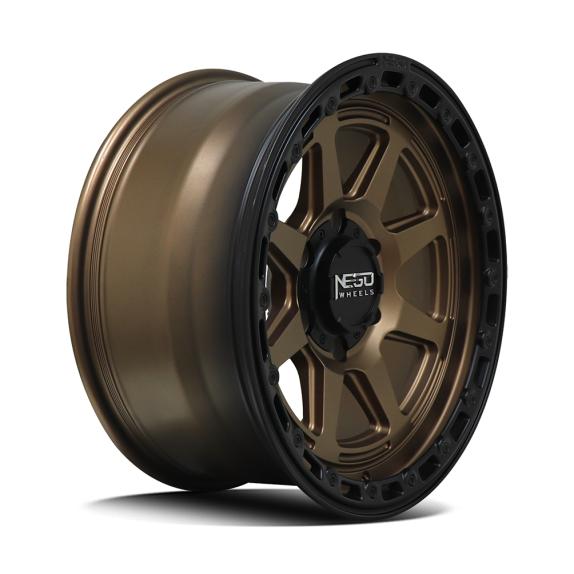 Negu N08 NEGU-8 - Matte Bronze Satin Black Lip