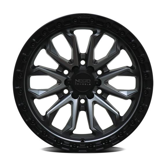 Negu N09 NEGU-9 - Matte Gunmetal Black Lip