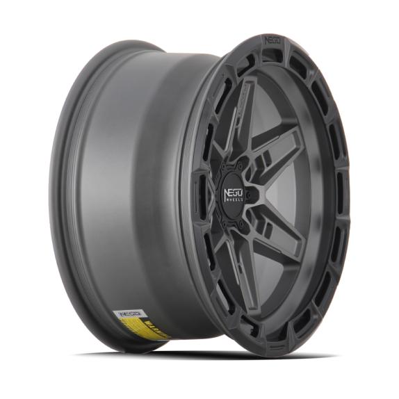 Negu N11 NEGU-11 - Matte Gunmetal Black Lip