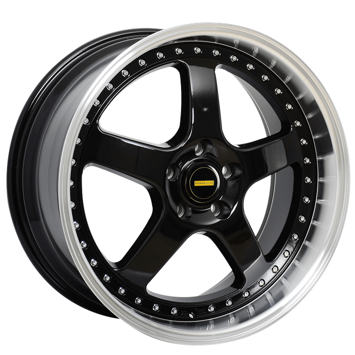 ANZ Wheels FORGEAUTO - Gloss Black Machined Lip