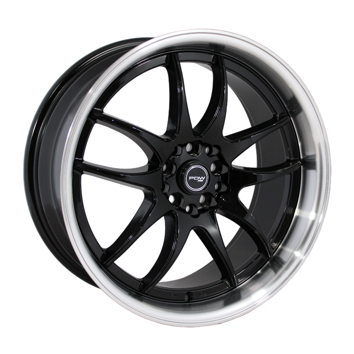ANZ Wheels JUPITER - Gloss Black Machined Lip
