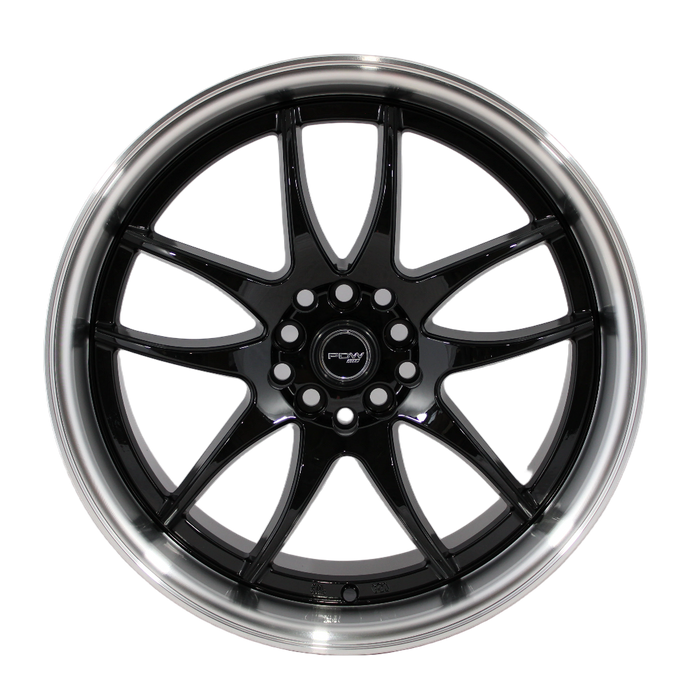 ANZ Wheels JUPITER - Gloss Black Machined Lip