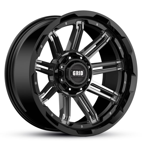 Grid GD18 - Gloss Graphite Black