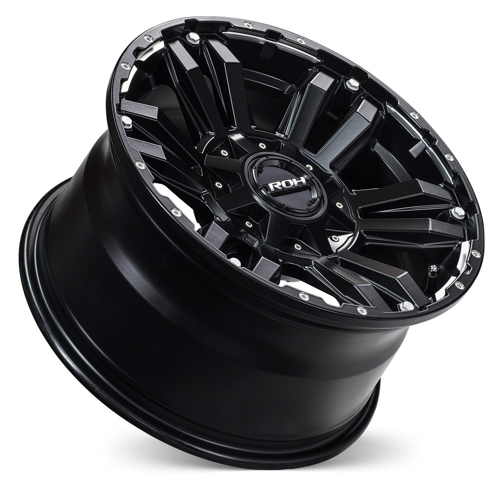 ROH Alloy VAPOUR - Matt Black w/Machined Under Cut