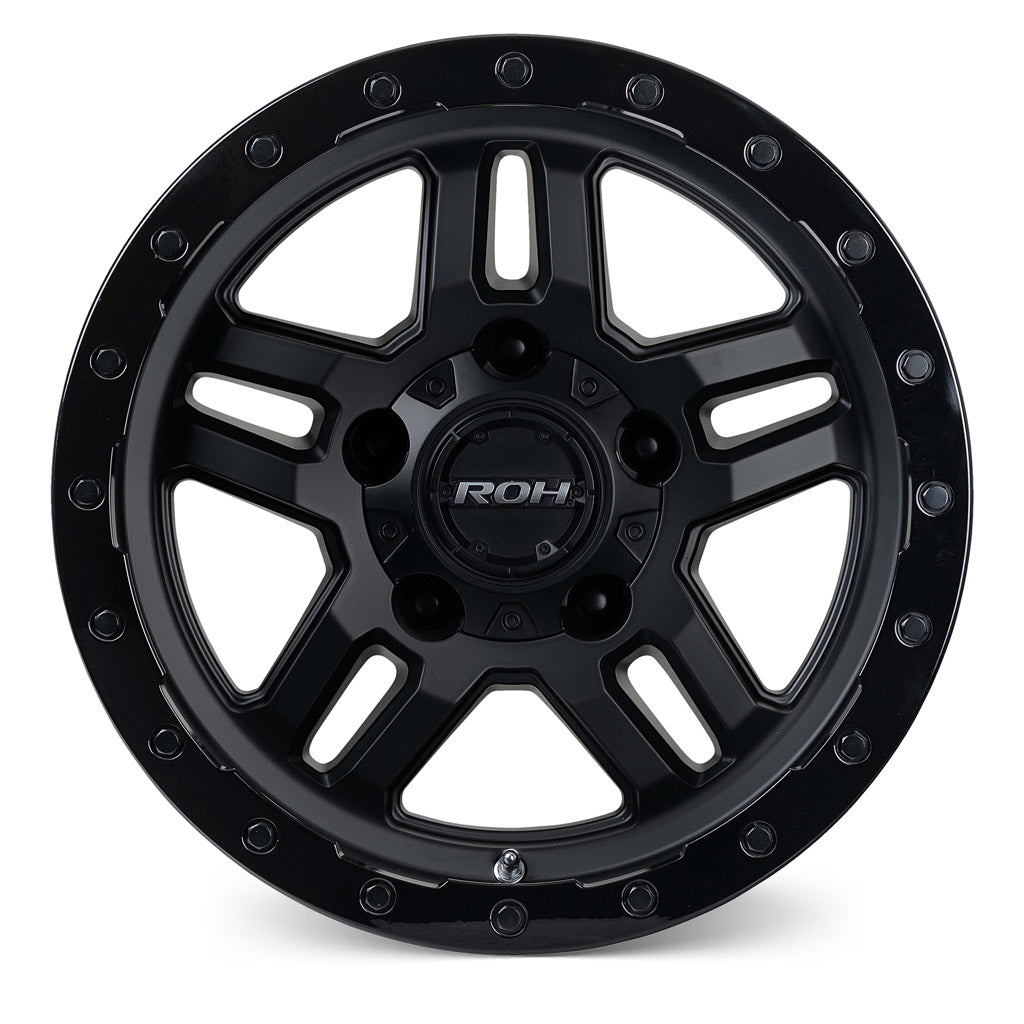 ROH Alloy HAMMER - Matt Black w/Gloss Lip & Anodised Bolts