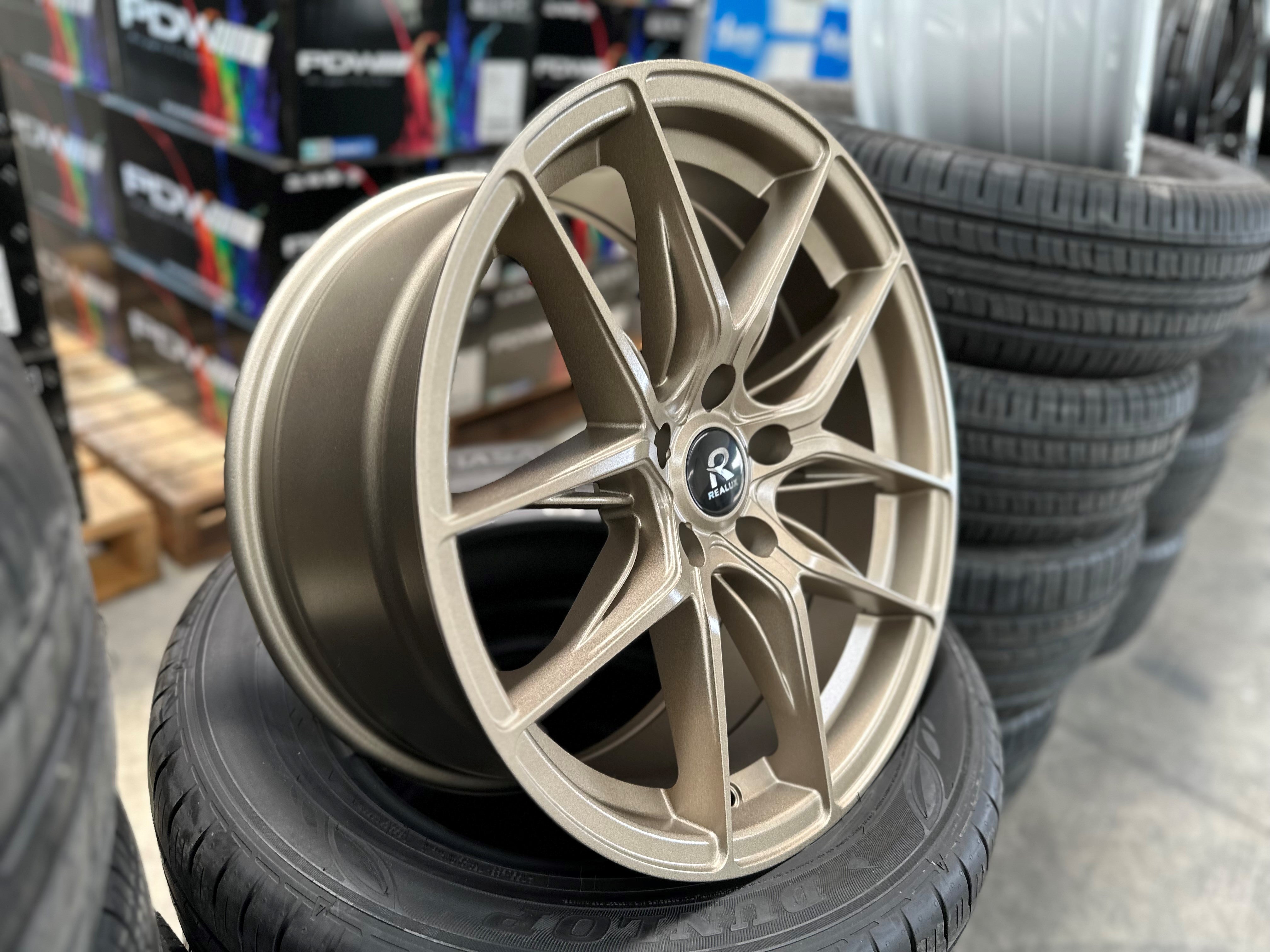 18x8.5 MTG Exhale 35p 73.1 5x114.3 73.1CB - Sand Bronze