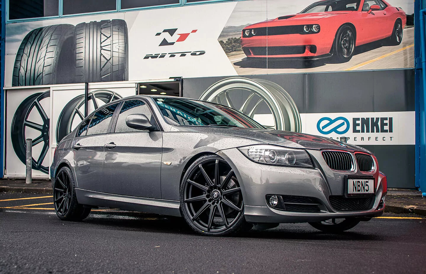 18x9 MTG Jhampion 38p 73.1 5x100 5x114.3 73.1CB - Satin Black