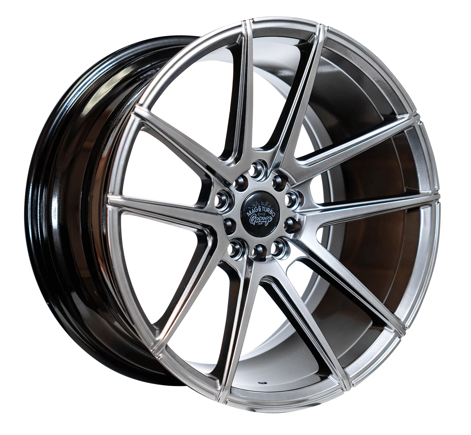 18x9 MTG Rush 38p 73.1 5x100 5x114.3 73.1CB - Hyper Black